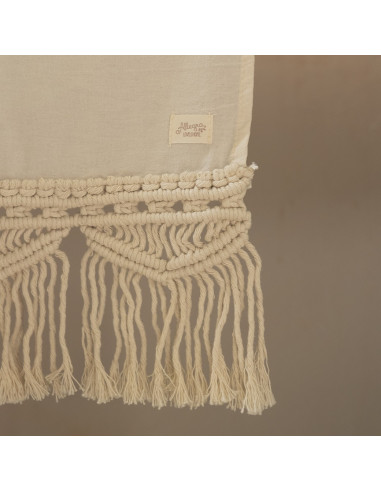 Camino de Mesa  Macramé  3 Puntas