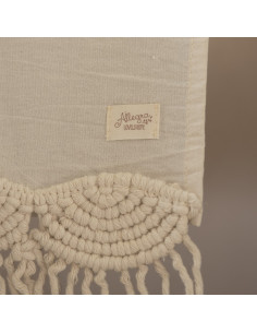 Camino de Mesa  Macramé  Rainbow 2