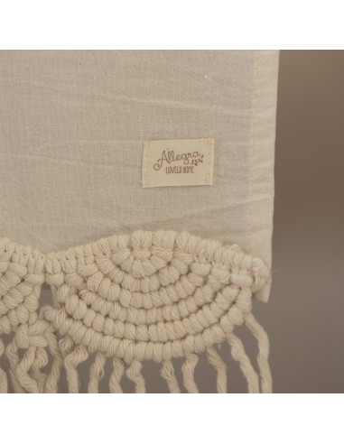 Camino de Mesa  Macramé  Rainbow