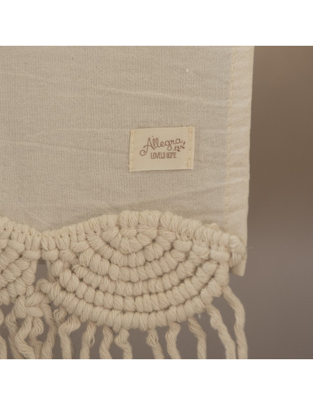 Camino de Mesa  Macramé  Rainbow