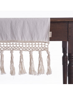 Camino de Mesa -  Borlas Crochet 2