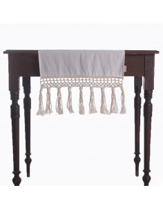 Camino de Mesa -  Borlas Crochet