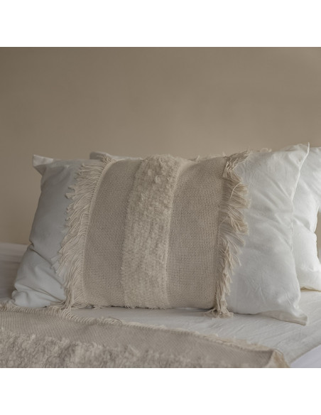 Pie de Cama - Artisan Puntas Telar +  Funda