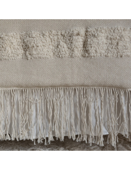 Pie de Cama - Artisan Puntas Telar +  Funda