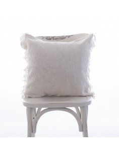 Almohadón Telar Simple Natural - Handmade