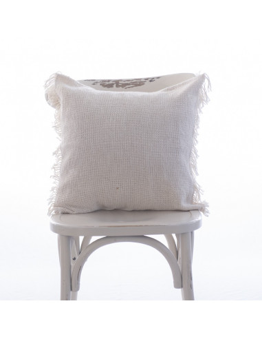 Almohadón Telar Simple Natural - Handmade