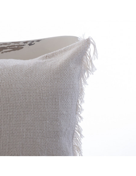 Almohadón Telar Simple Natural - Handmade