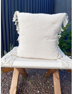 Almohadón Telar Simple Natural - Handmade 2