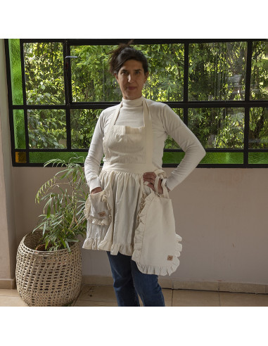 Delantal Volados + Bolsito