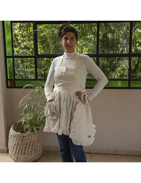 Delantal Volados + Bolsito