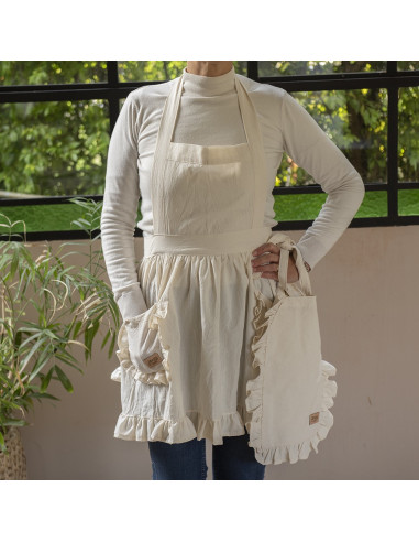Delantal Volados + Bolsito