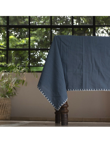 Set Artisan Crochet: Mantel + 6 Servilletas + Bolsita