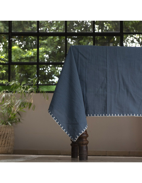 Set Artisan Crochet: Mantel + 6 Servilletas + Bolsita