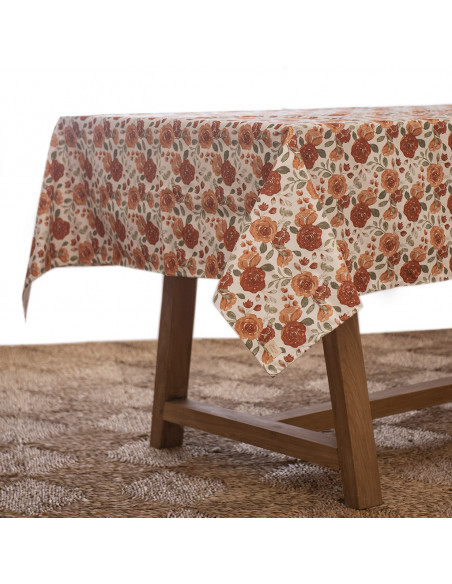 Mantel Peonia Orange