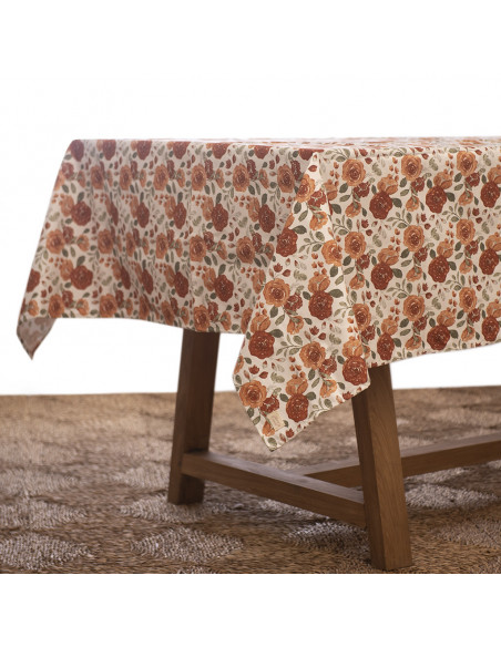 Mantel Peonia Orange