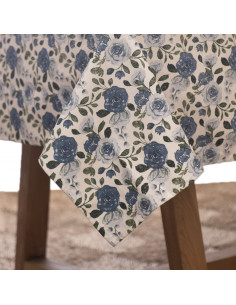 Mantel Peonia Blue 2