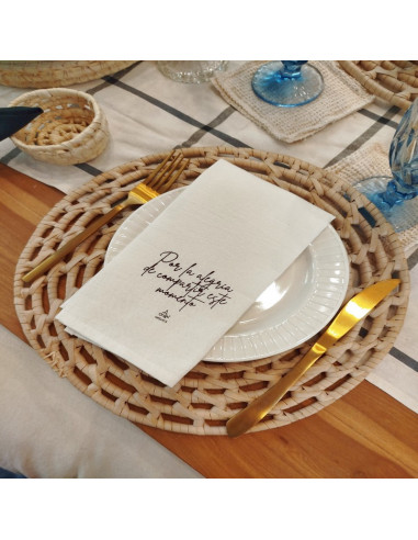 Servilletas Happy Holidays- FRASES - x 4