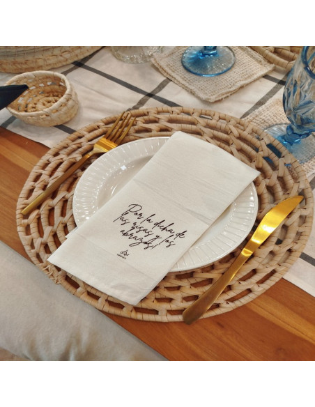 Servilletas Happy Holidays- FRASES - x 4