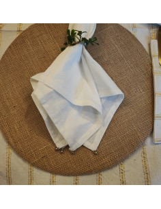 Servilletas - Bolitas  Plata  x 4 2