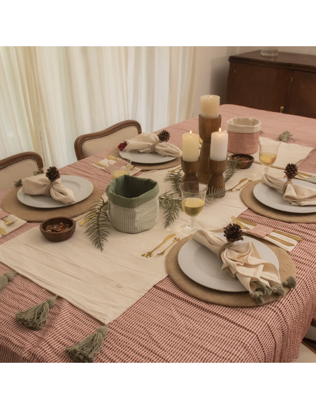 Servilletas Holidays Tusor Rayas