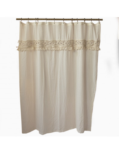 Cortina de Baño - Macrame Natural
