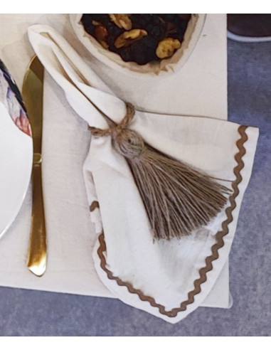 Servilleteros Yute x 4