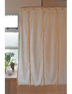 Cortina de Baño - Rabat Lienzo Natural 2