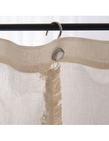 Cortina de Baño - Rabat Lienzo Natural