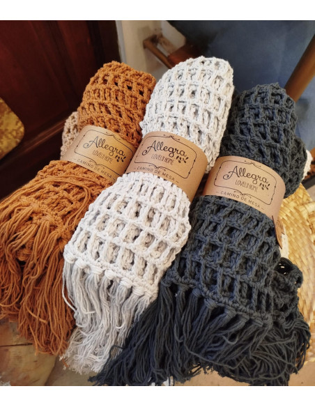 Camino de Mesa - Cuadros  Crochet Completo