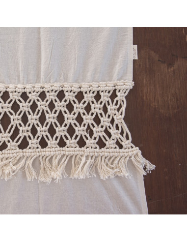 Camino de Mesa - Macramé Tasca + Entredos Tusor