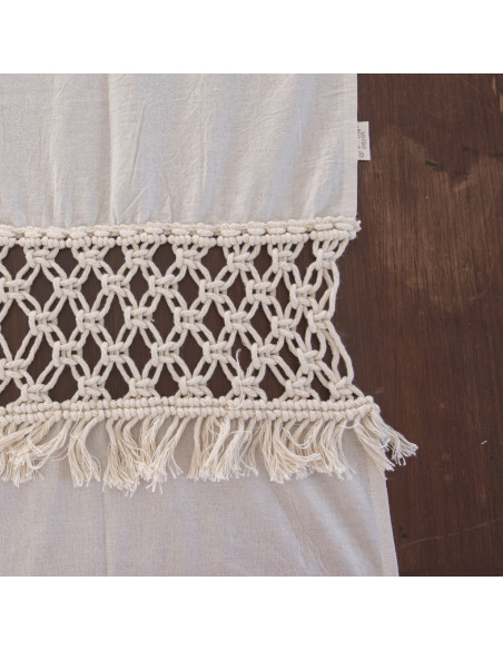 Camino de Mesa - Macramé Tasca + Entredos Tusor