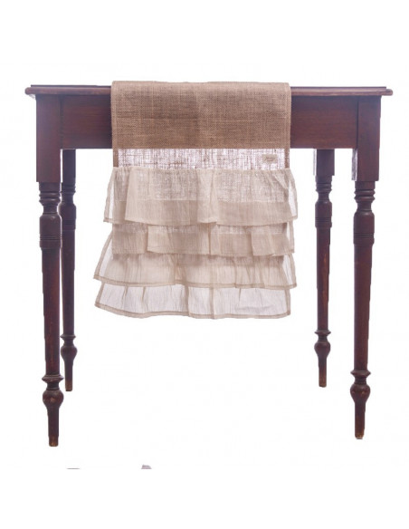 Camino de Mesa - Arpillera 4 Volados