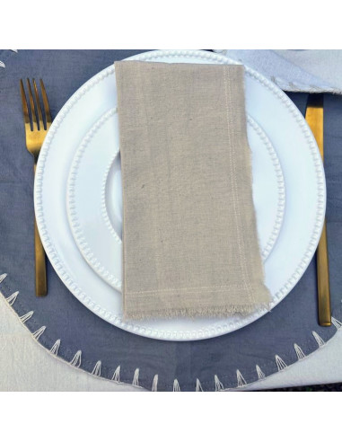 Plato de Sitio  Tusor Reversible Crochet x 2