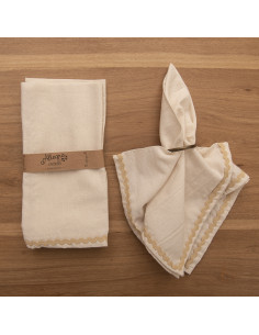 Servilleta zig zag  - Pack x 4