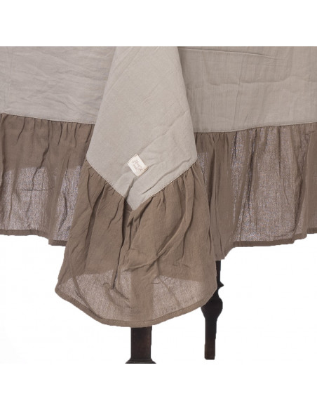 Set Bolso BiColor: Mantel Bicolor + 6 servilletas