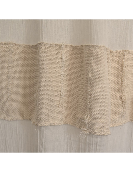 Cortina de Baño - Tejido Artisan Nubes