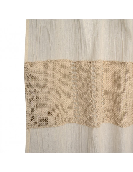 Cortina de Baño - Tejido Artisan Vainilla