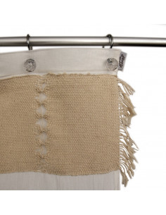 Cortina de Baño - Tejido Artisan Vainilla