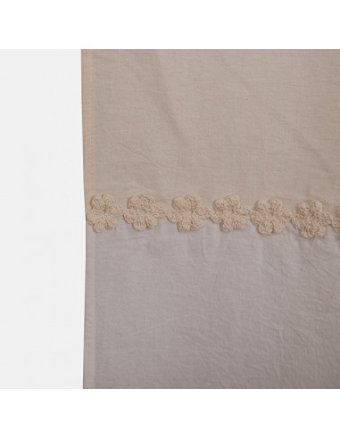 Cortina de Baño -  Flor Crochet