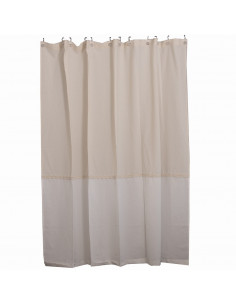 Cortina de Baño -  Flor Crochet