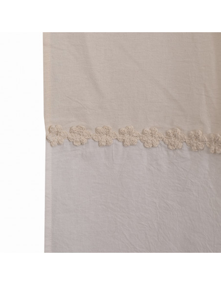 Cortina de Baño -  Flor Crochet
