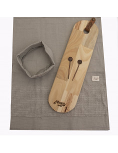 Set de Picada Delhi - Tusor/ Waffle + 2 Pinches