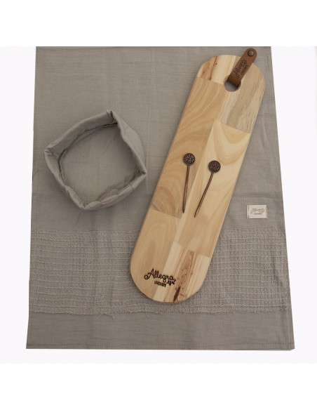 Set de Picada Delhi - Tusor/ Waffle + 2 Pinches