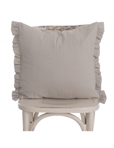 Combo Almohadones - FIORE LATERAL- Tusor Volados x 2