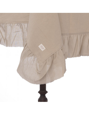 Mantel Camila  - Volados desflecados