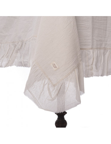 Mantel Camila  - Volados desflecados