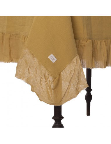 Mantel Camila  - Volados desflecados