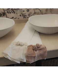 Toallas de mano - Flowers x2 2