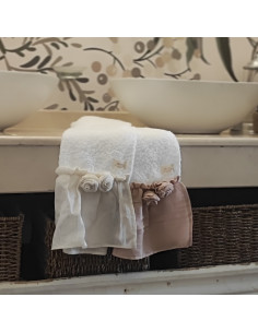 Toallas de mano - Flowers x2