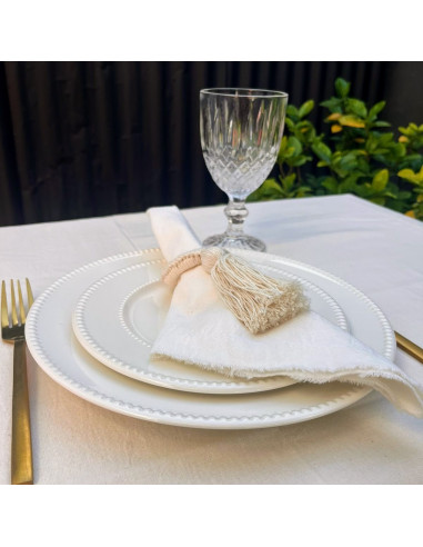 Servilleteros Borla Crochet x 4